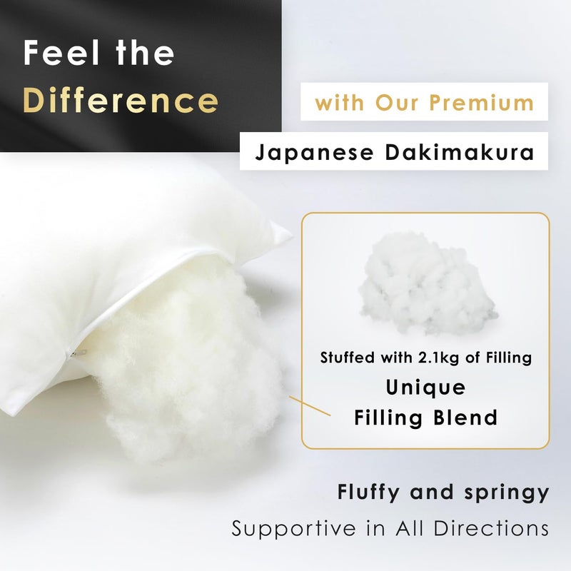 Comodo Luxury Body Pillow High-End Class (Made in Japan / 63 x 20 inch (160 x 50cm)) Dakimakura Pillow for Side Sleepers (Anime/Maternity) CMD9900LS Genuine Product Fabric Feel Level up - Image 2